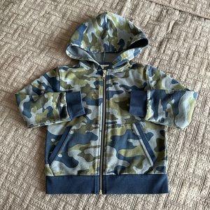 Rockets of Awesome Boys Camouflage Full-zip Hoodie